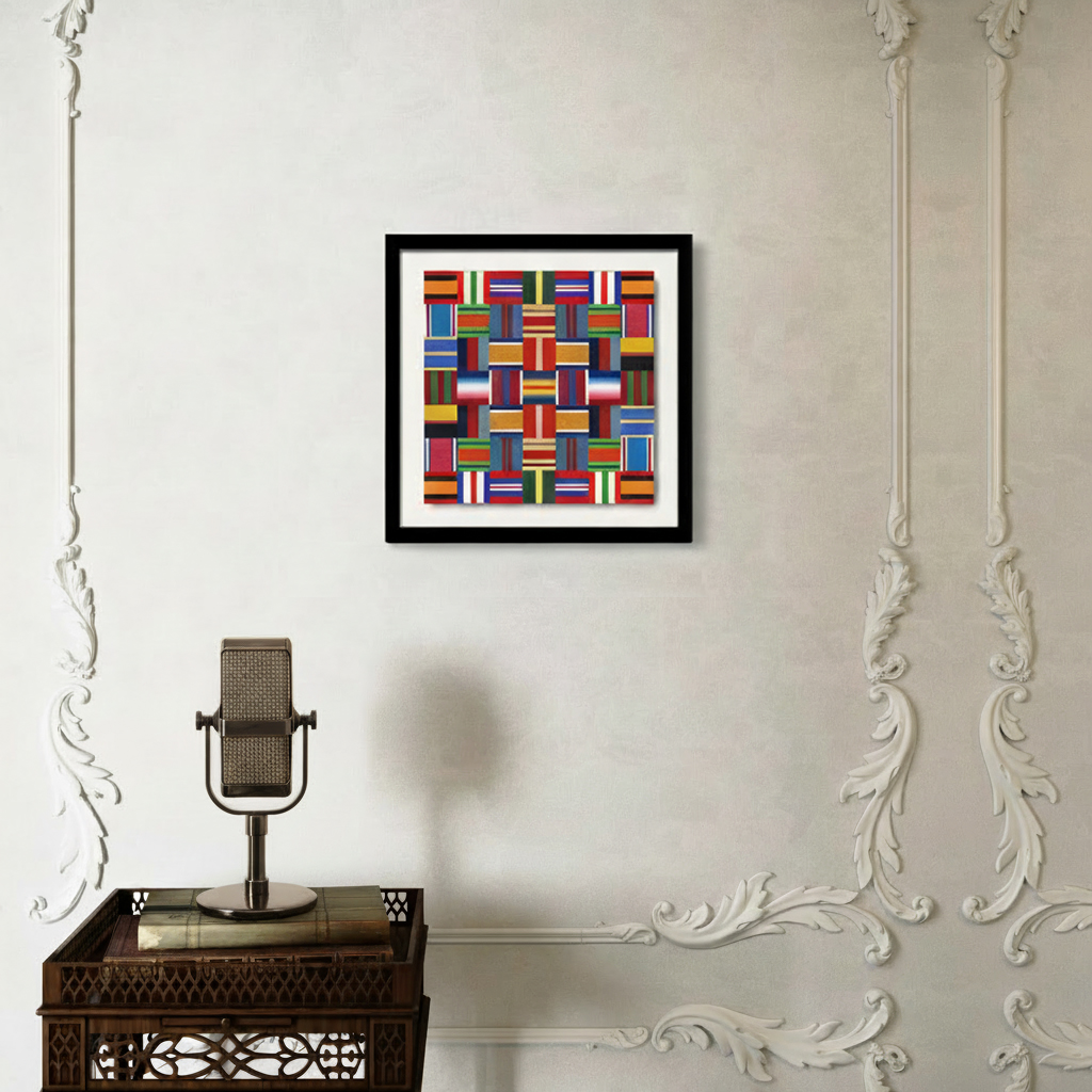 The Sir Winston Churchill Weave in room setting